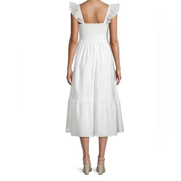 Nanette Lepore Midi Dress White Midi Dress Wedding Dress Long white Dress - Picture 2 of 8